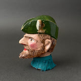 HUNTER Hand Puppet Head ~ Early 20th c. Punch and Judy