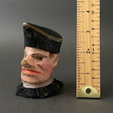 JUDGE Hand Puppet Head ~ Early 20th c. Punch and Judy