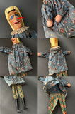 Judy Hand Puppet with Glasses ~ Early 20th c. Rare!