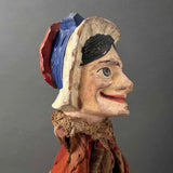 Judy Hand Puppet ~ Late 19th c. Punch and Judy Rare!