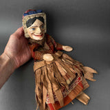 Judy Hand Puppet ~ Late 19th c. Punch and Judy Rare!