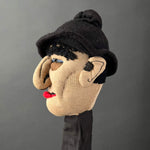 HATTED MAN Hand Puppet ~ by Edi Kallista 1920-40s Rare!