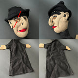 HATTED MAN Hand Puppet ~ by Edi Kallista 1920-40s Rare!
