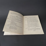 KERSA Script Booklet for Puppet Plays ~ 1950-60s Rare!