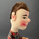 KERSA Boy Hand Puppet ~ 1960s