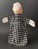 KERSA CLOWN Hand Puppet ~ 1960s Rare!