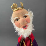 KERSA King Hand Puppet ~ 1960s