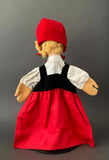 KERSA Little Red Ridding Hood Hand Puppet ~ 1960s