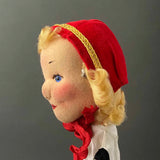 KERSA Little Red Ridding Hood Hand Puppet ~ 1960s