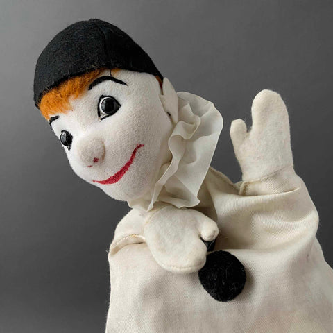 KERSA PIERROT Hand Puppet ~ 1960s Rare!