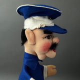 KERSA POLICEMAN Hand Puppet ~ 1960s