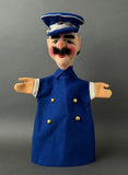 KERSA POLICEMAN Hand Puppet ~ 1960s