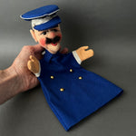 KERSA POLICEMAN Hand Puppet ~ 1960s