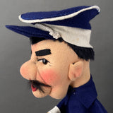 KERSA POLICEMAN Hand Puppet ~ 1960s