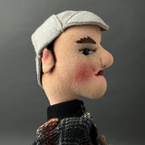 KERSA Sherlock Holmes Hand Puppet ~ 1960s Rare!