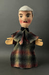 KERSA Sherlock Holmes Hand Puppet ~ 1960s Rare!