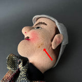 KERSA Sherlock Holmes Hand Puppet ~ 1960s Rare!