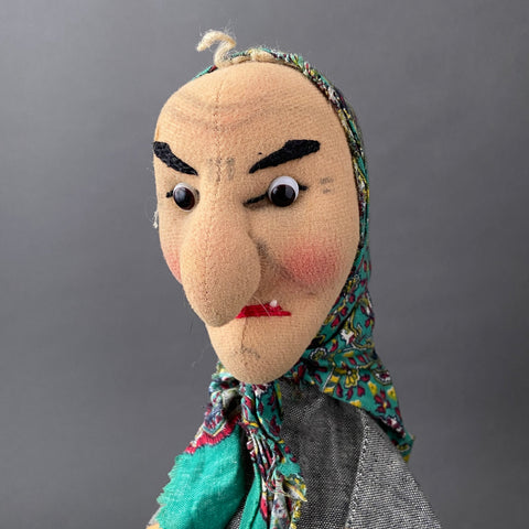 KERSA Witch Hand Puppet ~ 1960s