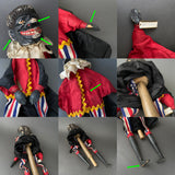 AFRICAN Hand Puppet ~ Late 19th c. Punch and Judy Rare!
