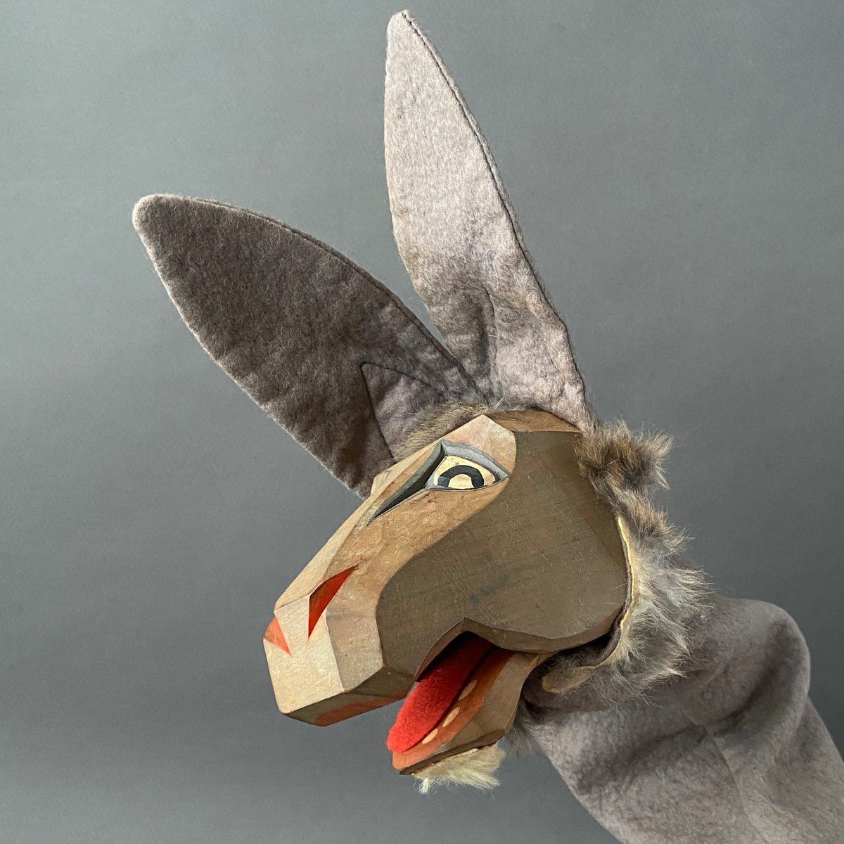 Sieve Puppet Vintage DONKEY Hand Puppet by Lotte Sievers-Hahn ~ 1960s – Once Upon A ...