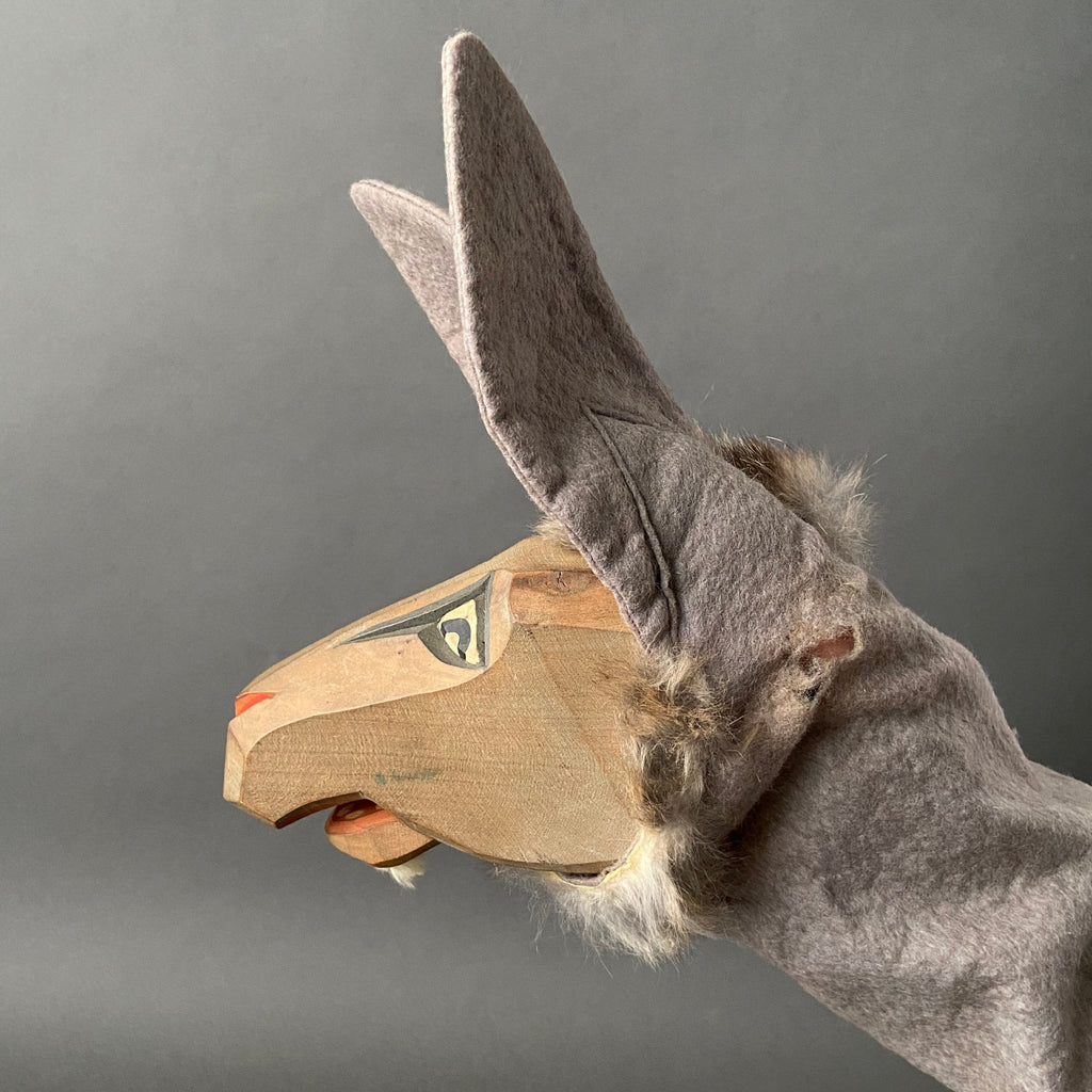 Sieve Puppet Vintage DONKEY Hand Puppet by Lotte Sievers-Hahn ~ 1960s – Once Upon A ...