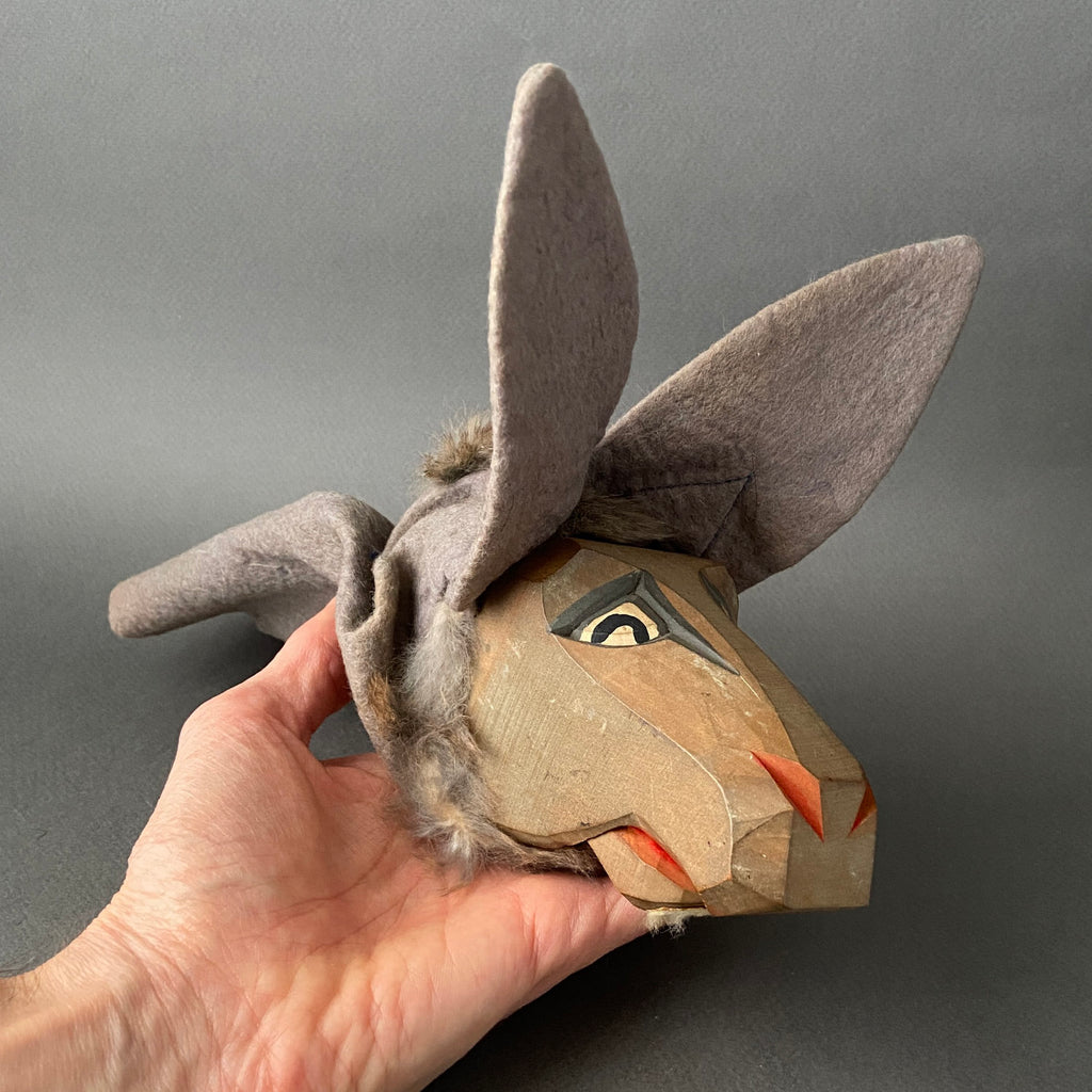 Sieve Puppet Vintage DONKEY Hand Puppet by Lotte Sievers-Hahn ~ 1960s – Once Upon A ...