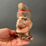 Mr PUNCH Hand Puppet Head ~ Late 19th c. Rare!