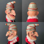 Mr Punch, Judy and the Baby Hand Puppet Set ~ Late 19th c. Rare!