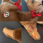 MUTZLI Teddy Bear Hand Puppet ~ Switzerland 1960s Rare!