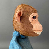 Monkey Hand Puppet ~ 1930s Early Toy!