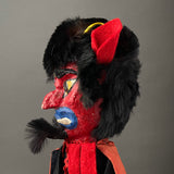 DEVIL Hand Puppet ~ Papier Mache 1960s