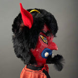 DEVIL Hand Puppet ~ Papier Mache 1960s