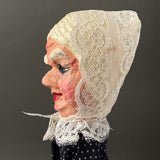 GRANDMOTHER Hand Puppet ~ Papier Mache 1960s