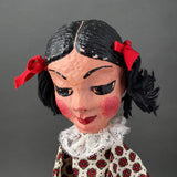 GRETEL Hand Puppet ~ Papier Mache 1960s