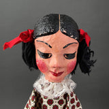 GRETEL Hand Puppet ~ Papier Mache 1960s