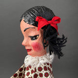 GRETEL Hand Puppet ~ Papier Mache 1960s