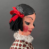 GRETEL Hand Puppet ~ Papier Mache 1960s