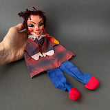 KASPER Hand Puppet ~ Papier Mache 1960s