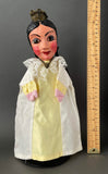 PRINCESS Hand Puppet ~ Papier Mache 1960s