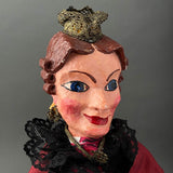 QUEEN Hand Puppet ~ Papier Mache 1960s