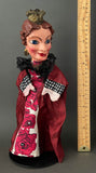 QUEEN Hand Puppet ~ Papier Mache 1960s