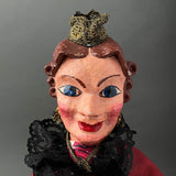 QUEEN Hand Puppet ~ Papier Mache 1960s