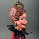 QUEEN Hand Puppet ~ Papier Mache 1960s