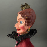 QUEEN Hand Puppet ~ Papier Mache 1960s
