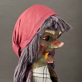 WITCH Hand Puppet ~ Papier Mache 1960s