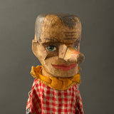PINOCCHIO Hand Puppet ~ Early 20th c. Punch and Judy Rare!