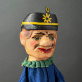 POLICEMAN Hand Puppet ~ Early 20th c. Punch and Judy