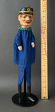 POLICEMAN Hand Puppet ~ Early 20th c. Punch and Judy