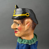 POLICEMAN Hand Puppet ~ Early 20th c. Punch and Judy