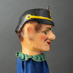 POLICEMAN Hand Puppet ~ Early 20th c. Punch and Judy